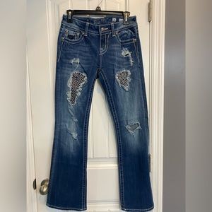 Miss me jeans bedazzled distressed